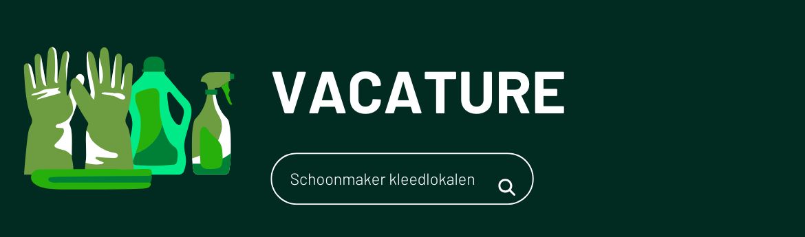 Vacature: Schoonmaker kleedlokalen 