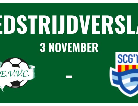 Wedstrijdverslag - 3 november