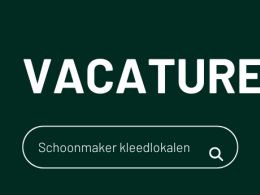 Vacature: Schoonmaker kleedlokalen 